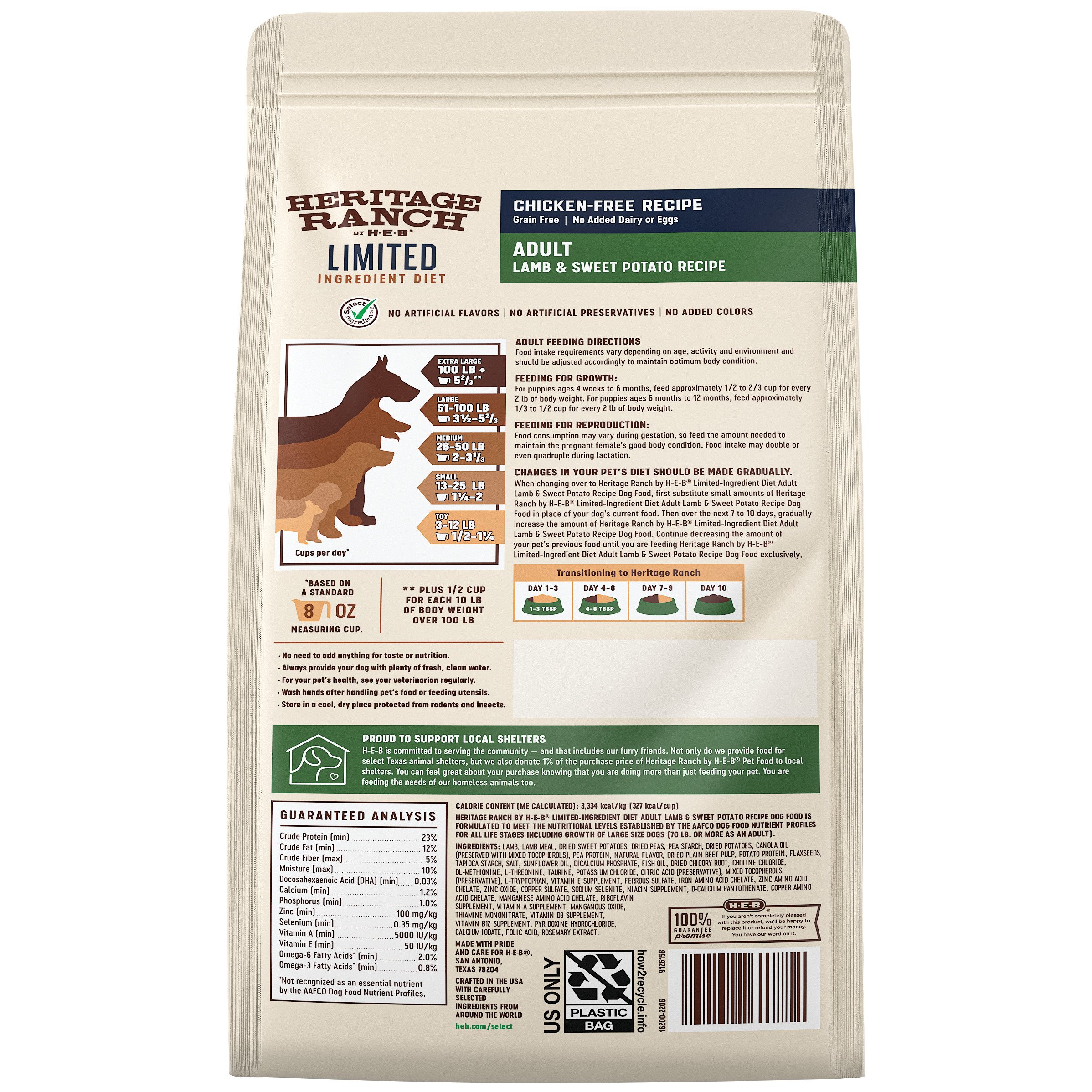 Heritage ranch hotsell lamb dog food