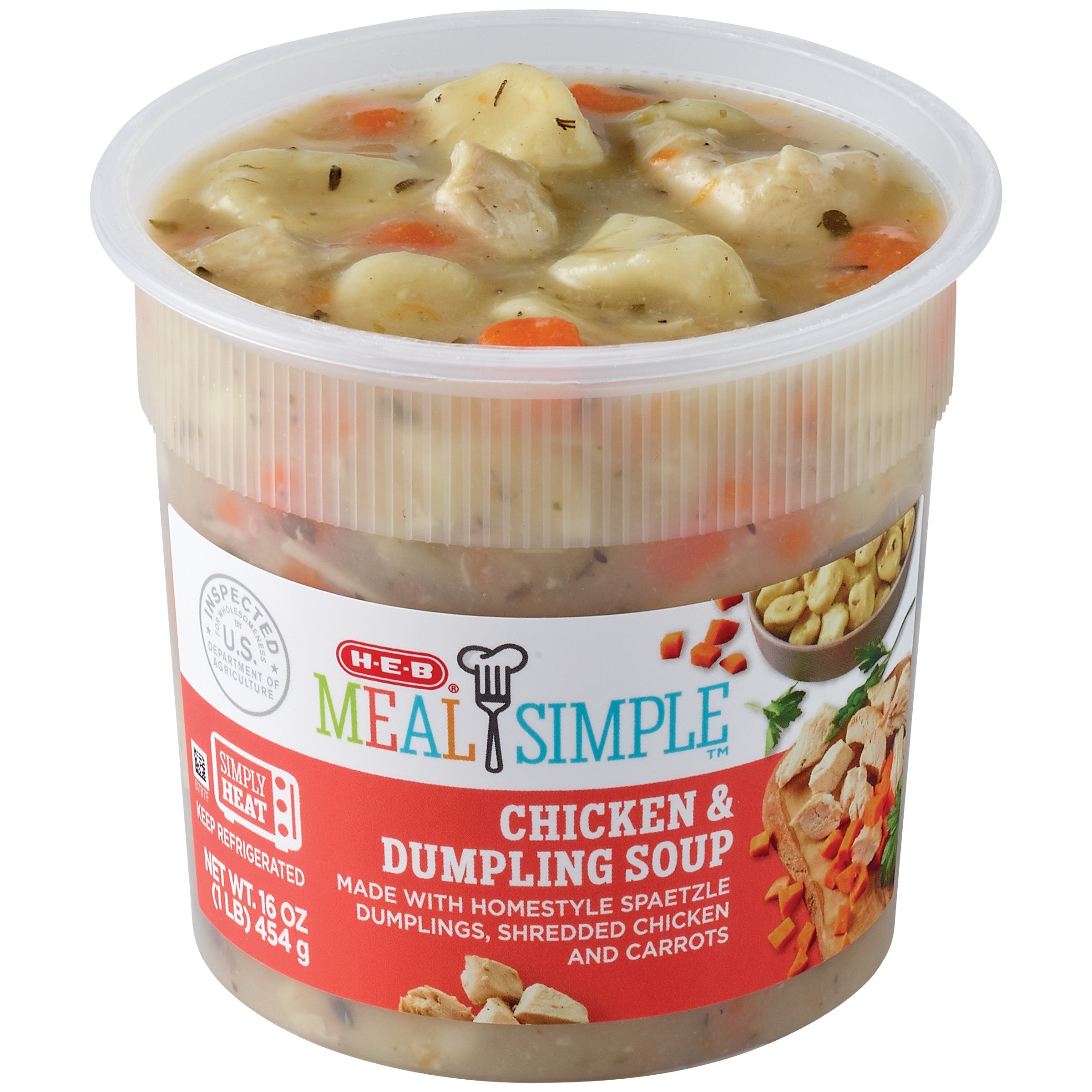 HEB Meal Simple Chicken and Dumpling Soup Shop Ready Meals & Snacks
