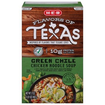 H-E-B Green Chile Chicken Noodle Soup