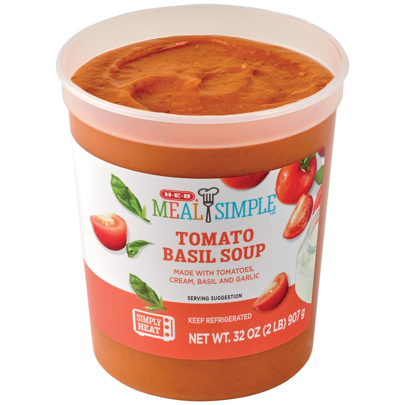 Meal Simple by H-E-B Tomato Basil Soup - Family Size; image 1 of 2