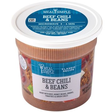 Meal Simple by H-E-B Beef Chili with Beans, 16 oz