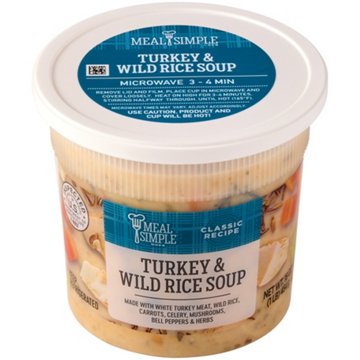 Meal Simple by H-E-B Turkey & Wild Rice Soup, 16 oz