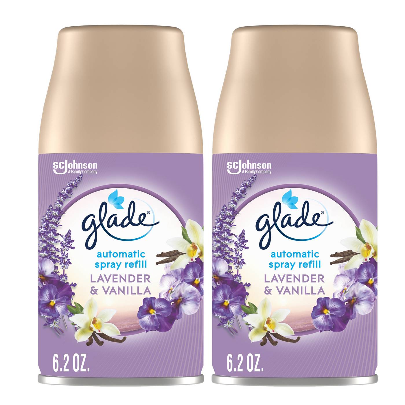 Glade Automatic Spray Refill, Value Pack - Lavender & Vanilla; image 1 of 3