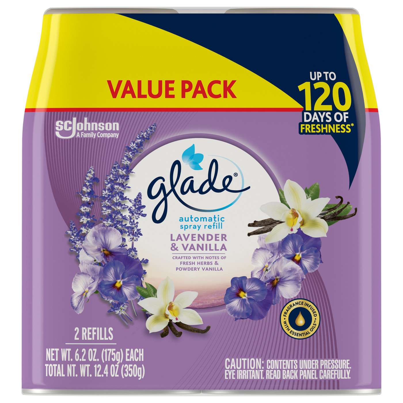 Glade Automatic Spray Refill, Value Pack - Lavender & Vanilla; image 3 of 3