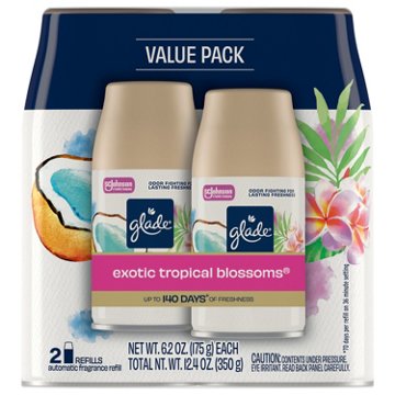 Glade Automatic Spray Refill Air Freshener - Exotic Tropical Blossoms