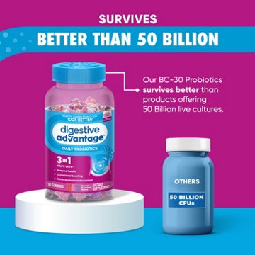 Digestive Advantage Probiotic Gummies Superfruit Blend