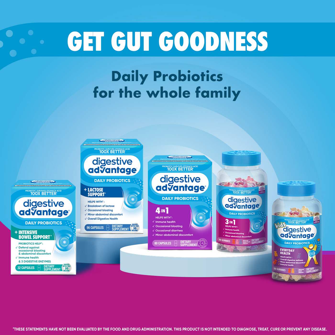 Digestive Advantage Daily Probiotics Blend Gummies - Superfruit; image 5 of 9