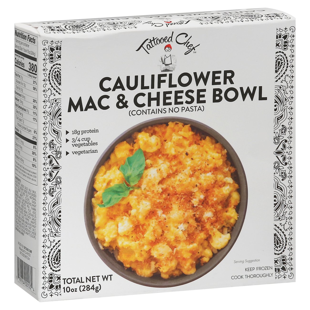 Tattooed Chef Cauliflower Mac & Cheese Bowl - Shop Meals & Sides at H-E-B