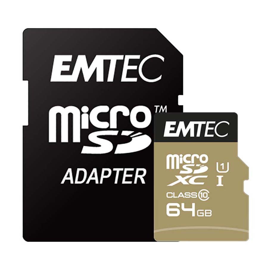 Emtec MicroSD Memory Card with Adapter Shop Electronics at HEB