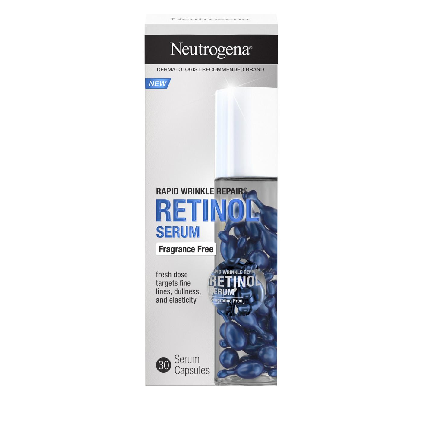 Neutrogena Rapid Wrinkle Repair Retinol Face Serum Capsules; image 1 of 5