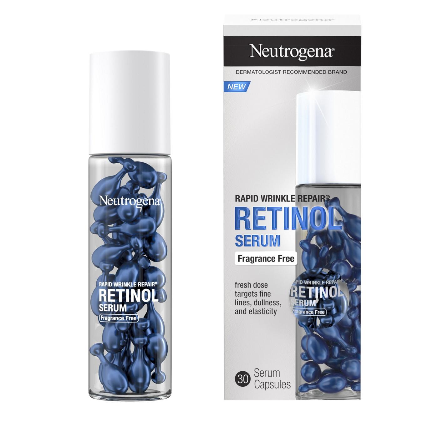 Neutrogena Rapid Wrinkle Repair Retinol Face Serum Capsules; image 5 of 7