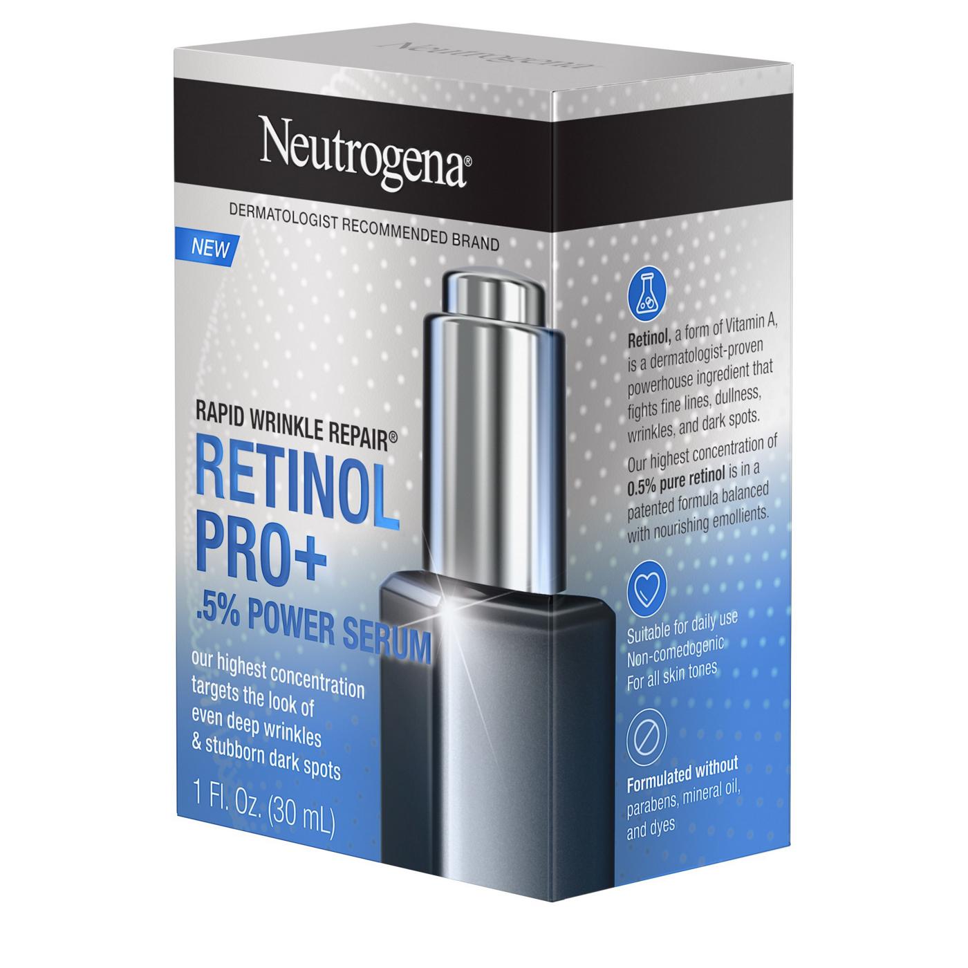 Neutrogena Rapid Wrinkle Repair Retinol Pro+ .5% Power Serum; image 2 of 5