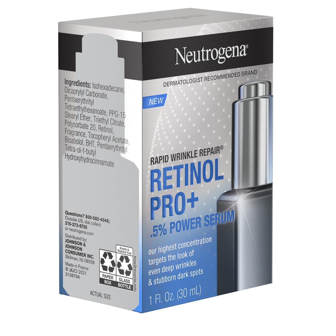 Neutrogena Rapid Wrinkle Repair Retinol Pro+ .5% Power Serum; image 3 of 5