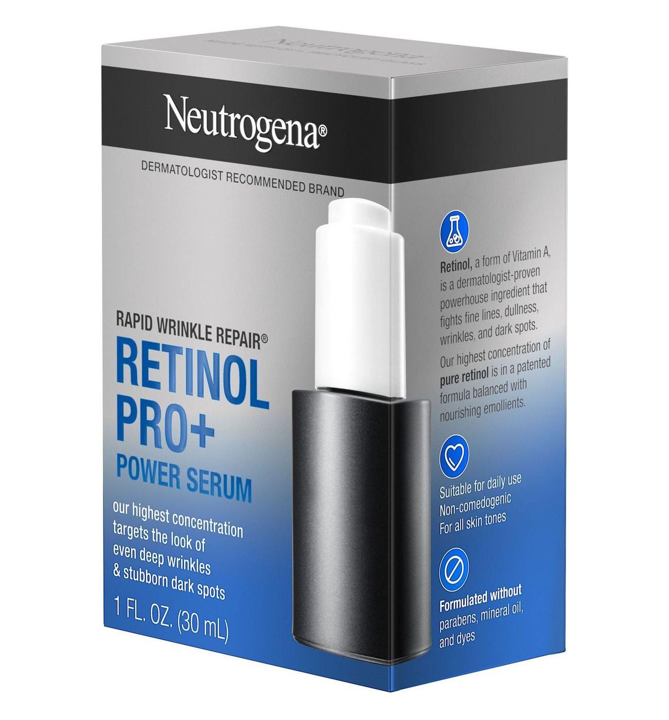 Neutrogena Rapid Wrinkle Repair Retinol Pro+ .5% Power Serum; image 3 of 8