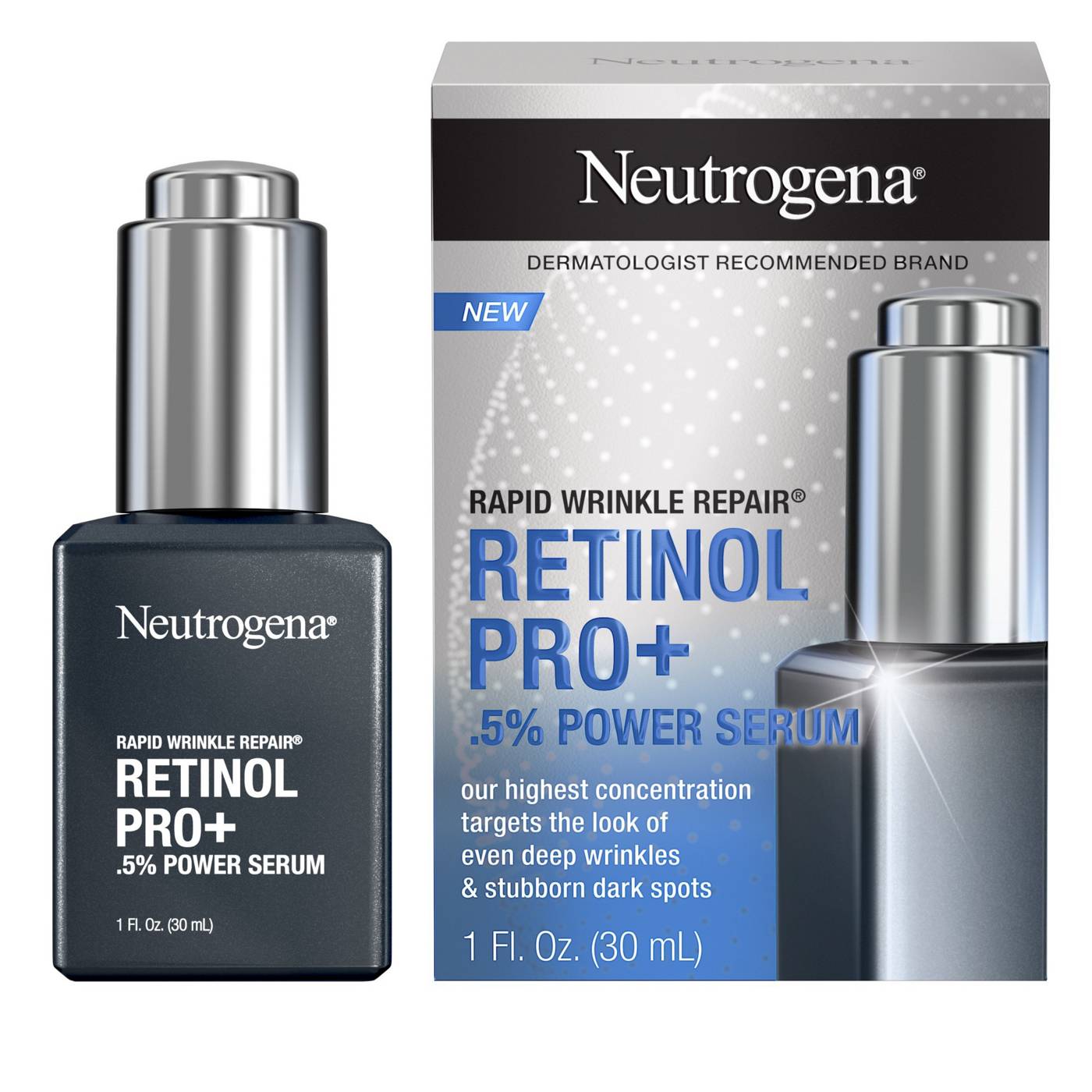 Neutrogena Rapid Wrinkle Repair Retinol Pro+ .5% Power Serum; image 4 of 5