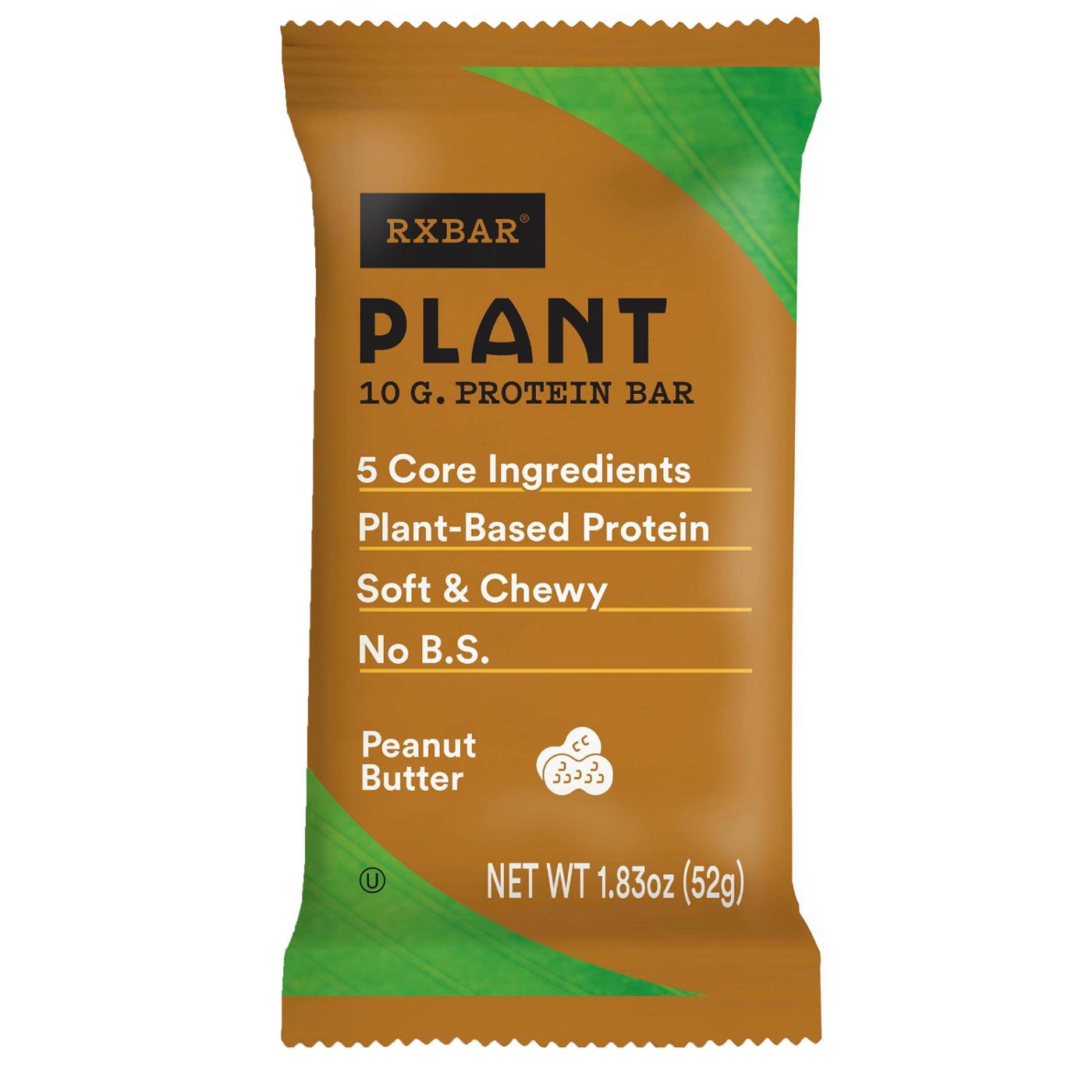 RXBar 10g Plant Protein Bar - Peanut Butter; image 1 of 2