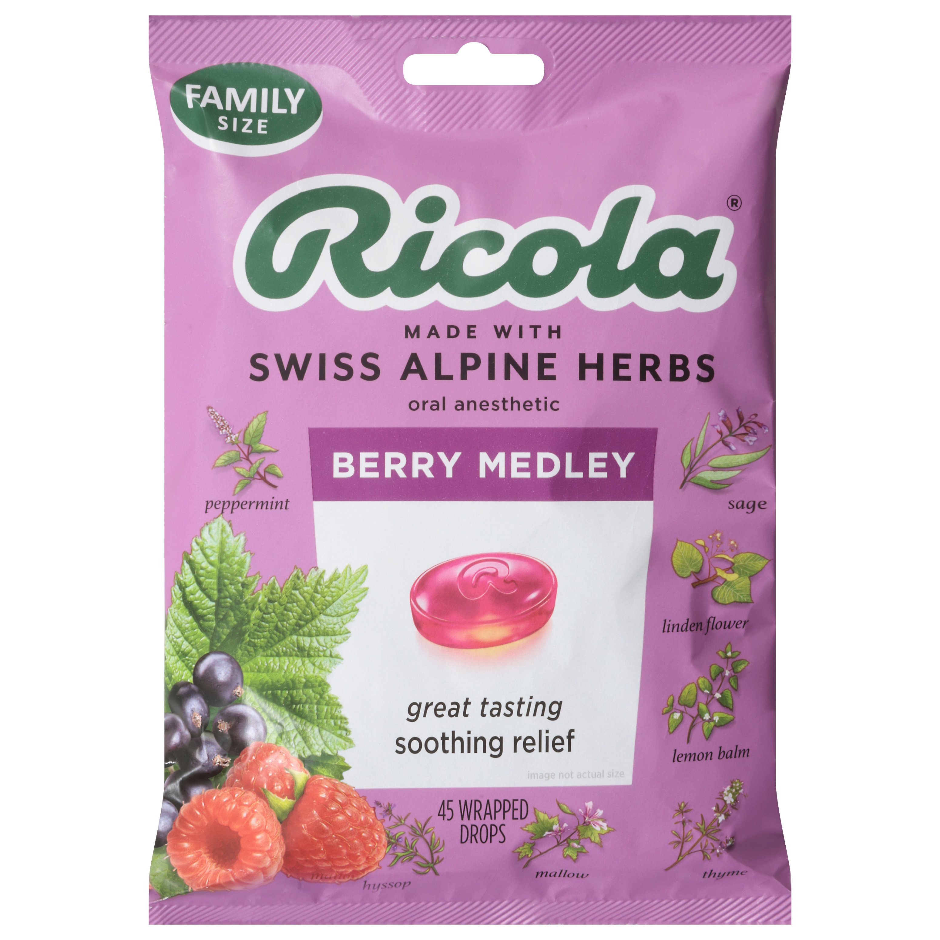 Ricola Throat Drops - Berry Medley - Shop Cough, cold &amp; flu at H-E-B