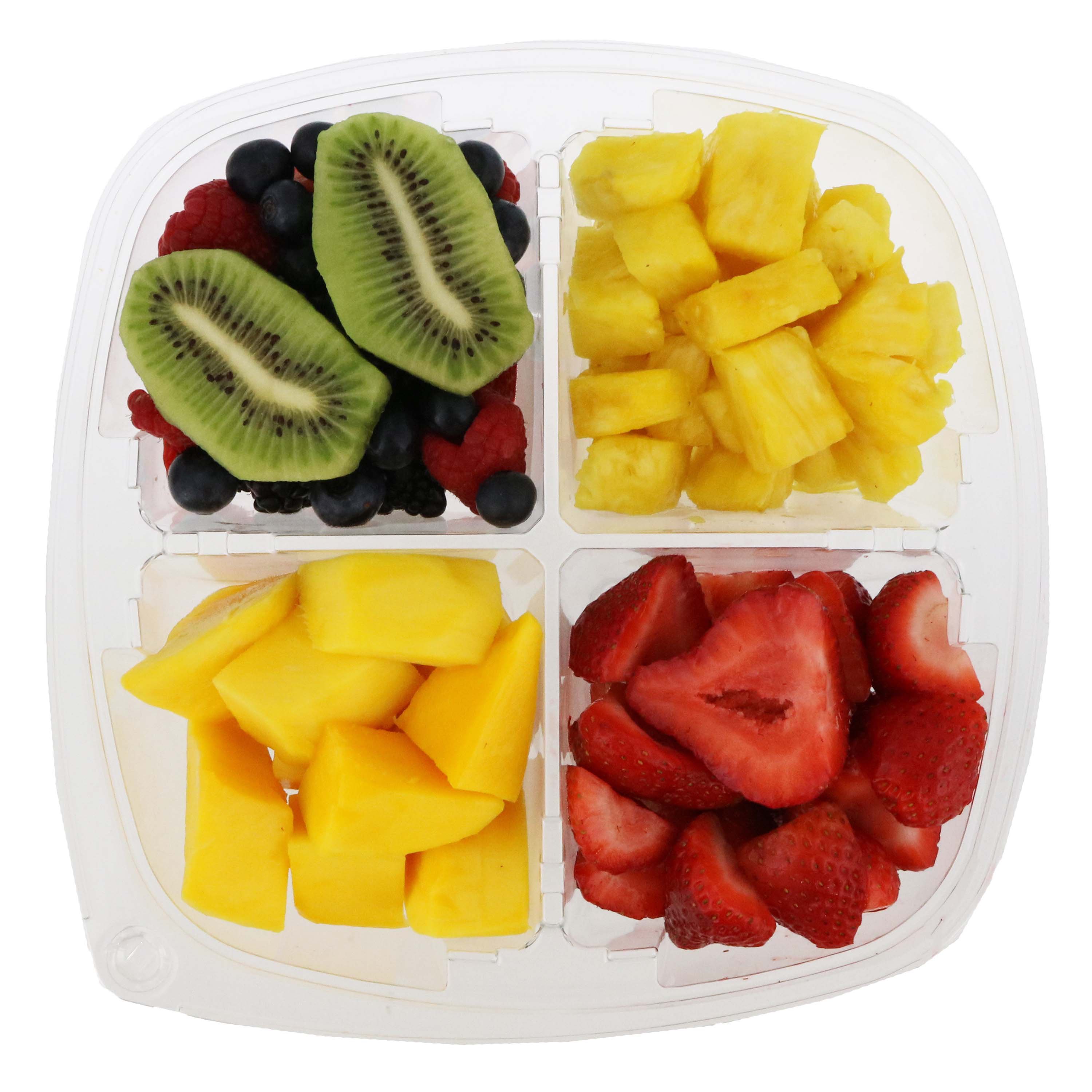 H-E-B Large Fresh Fruit Party Tray - Strawberry Cheesecake Dip