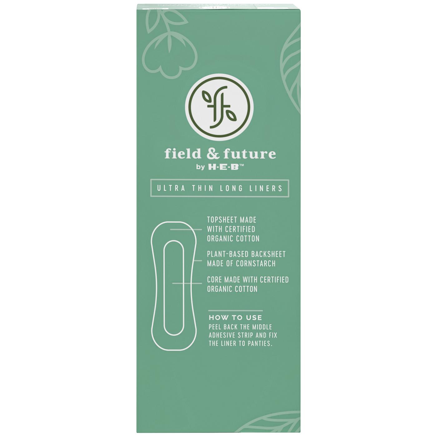 Field & Future by H-E-B Organic Cotton Ultra Thin Liners – Extra Long; image 3 of 5