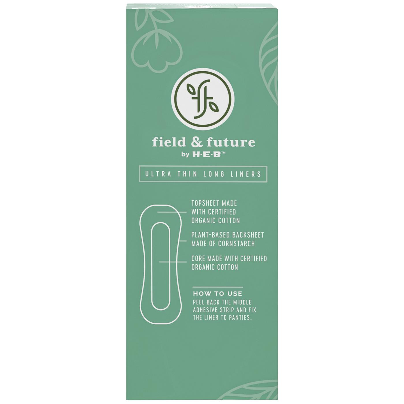 Field & Future by H-E-B Organic Cotton Ultra Thin Liners – Extra Long; image 3 of 3