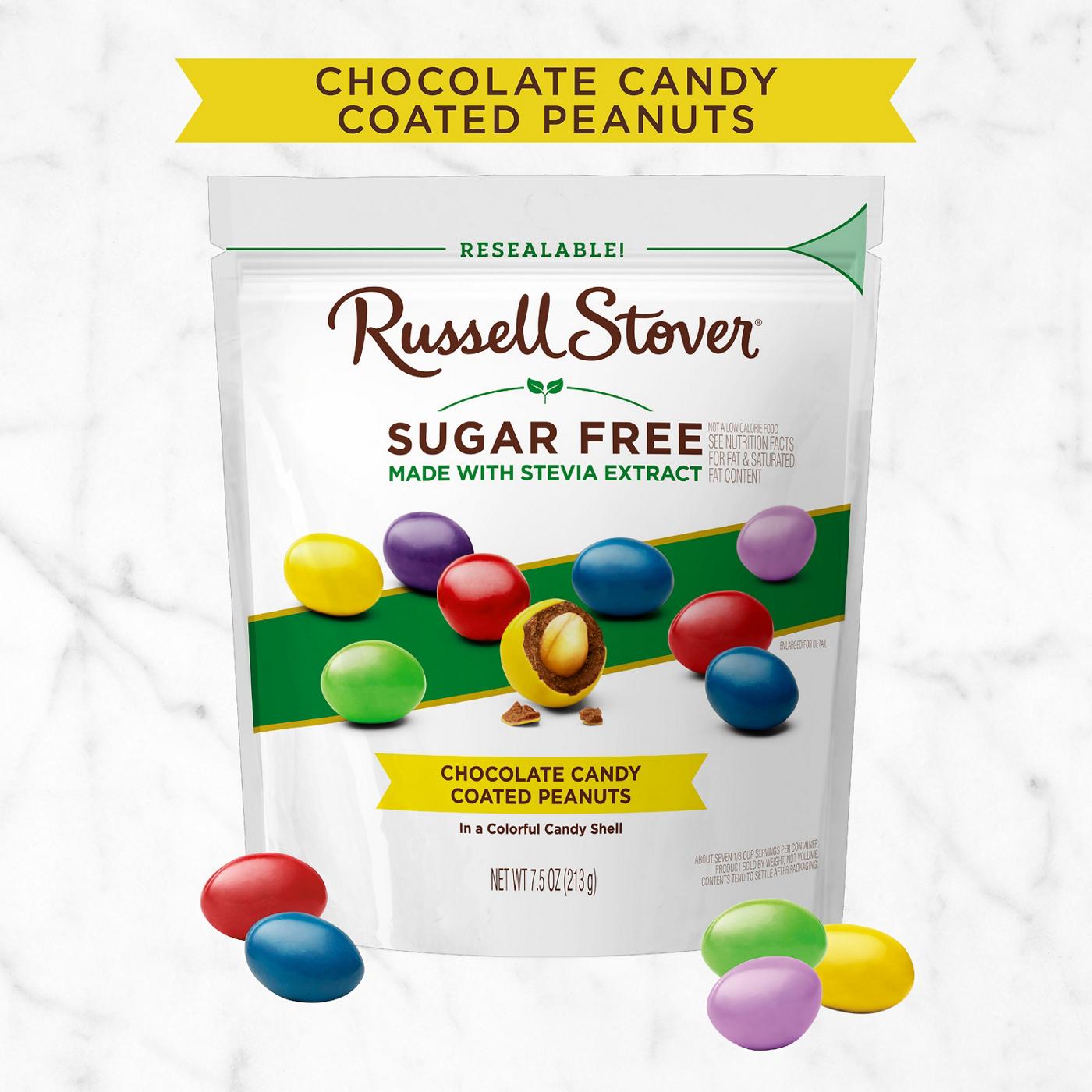 Russell Stover Sugar Free Candy Coated Chocolate Peanuts; image 3 of 6