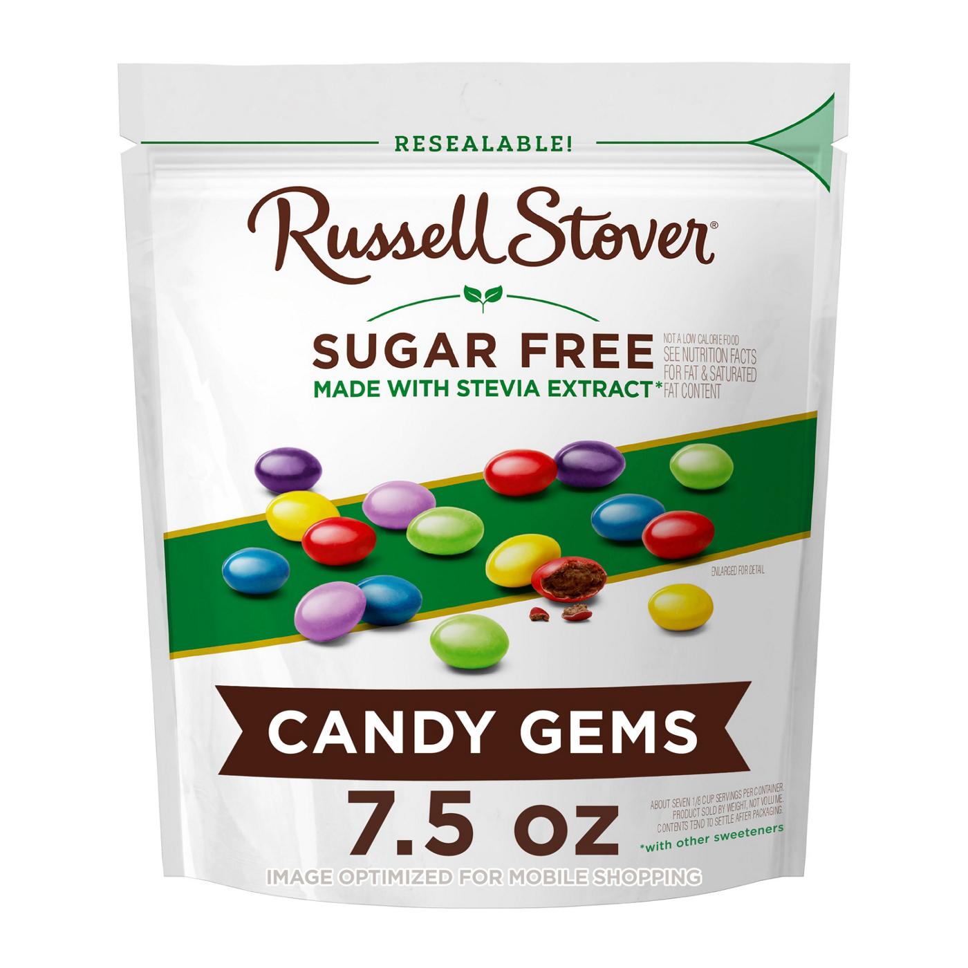 Russell Stover Sugar Free Candy Coated Chocolate Gems; image 1 of 6