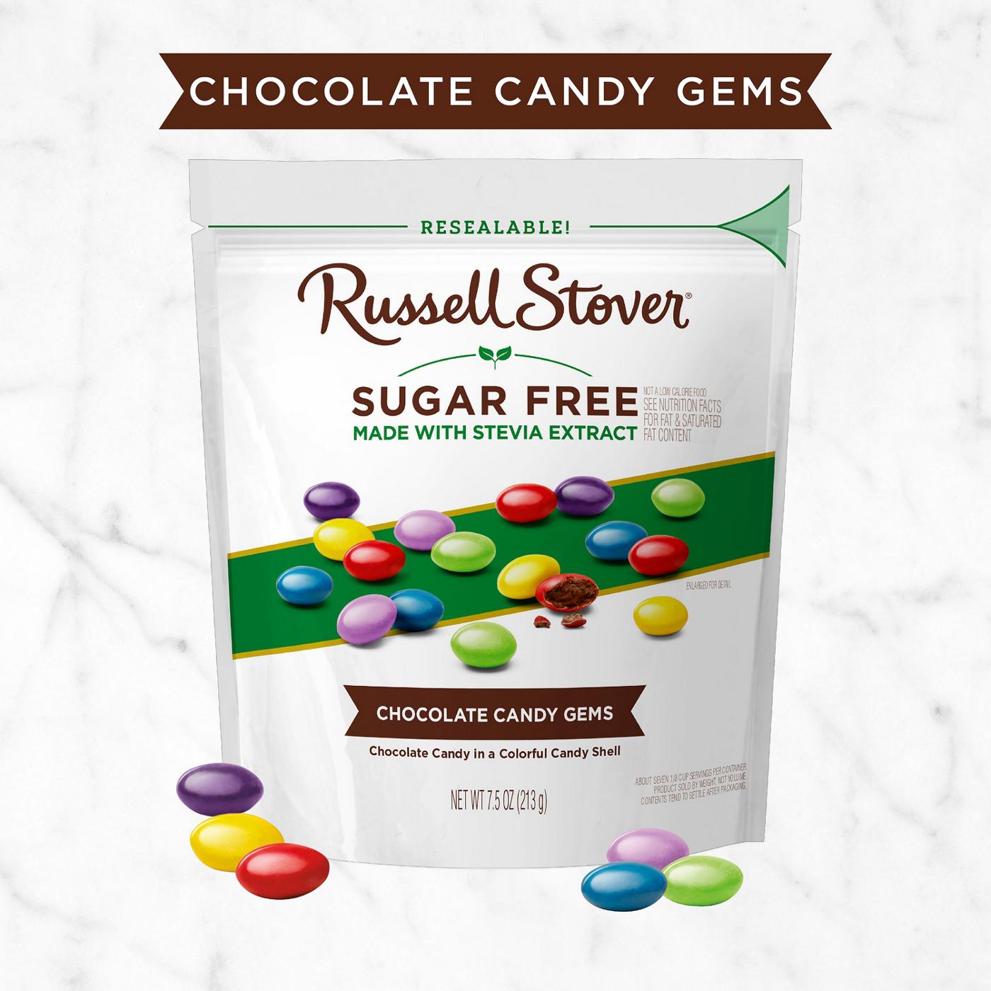 Russell Stover Sugar Free Candy Coated Chocolate Gems; image 2 of 6