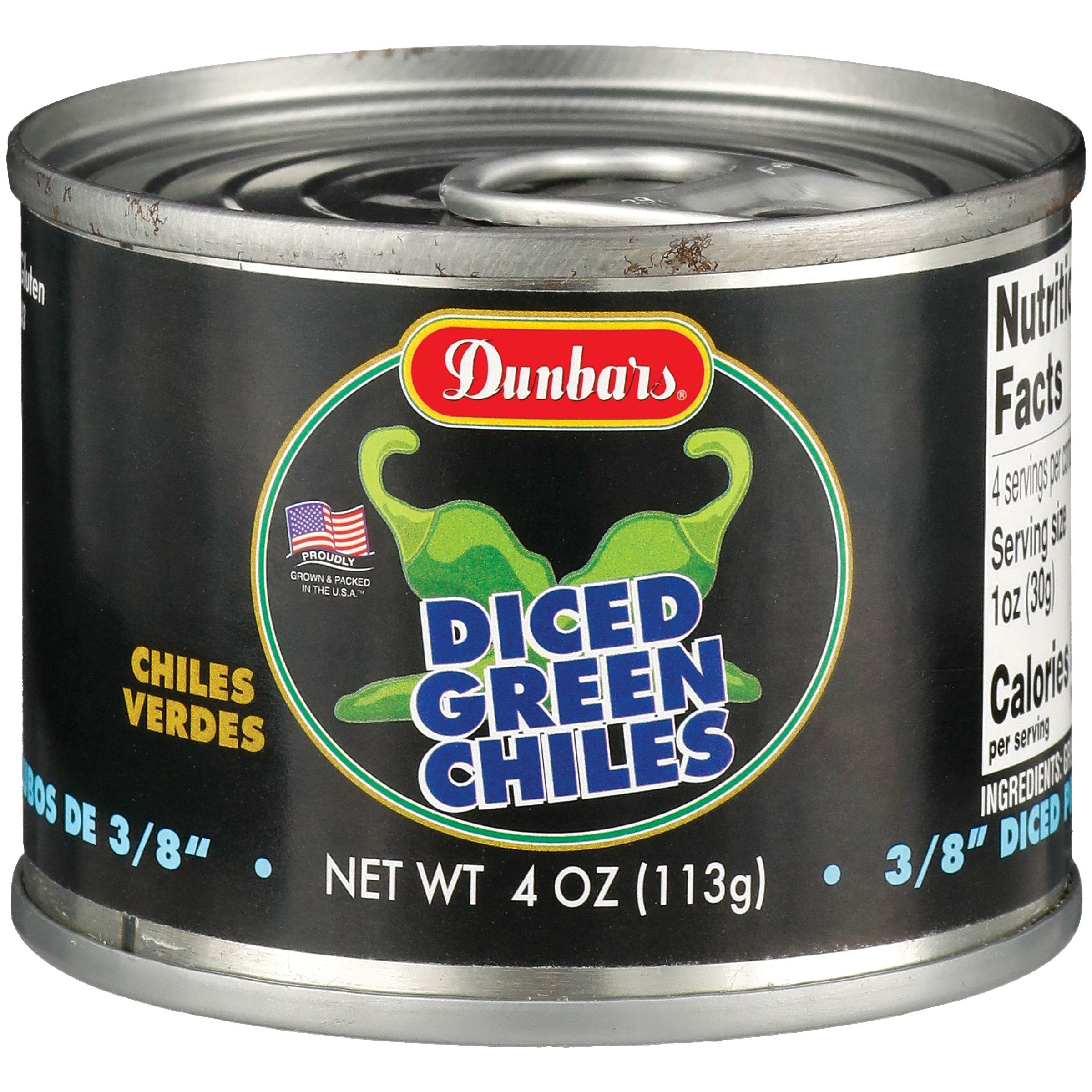 Dunbars Diced Green Chiles Shop Canned & Dried Food at HEB