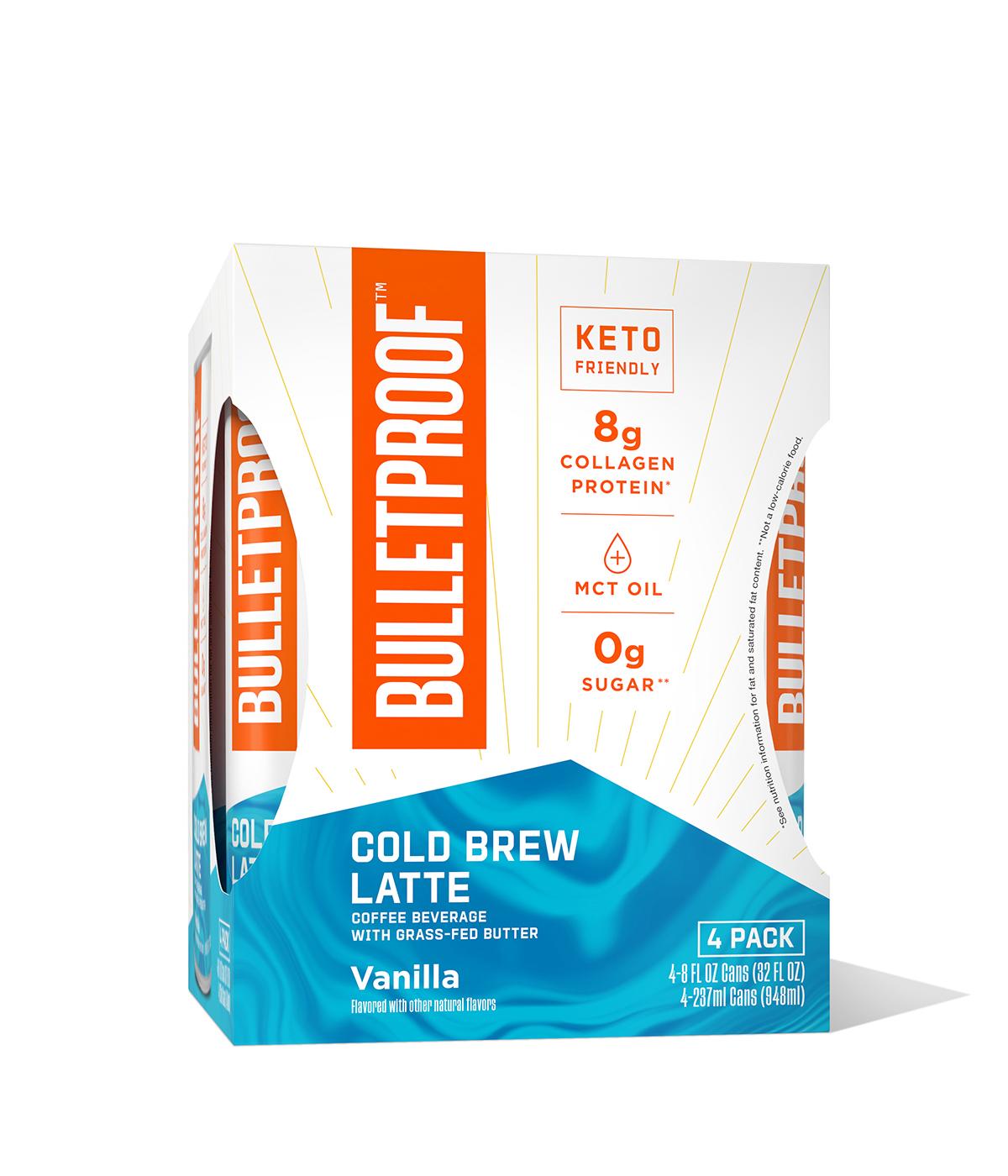 Bulletproof Cold Brew Latte Vanilla 4 pk; image 1 of 2