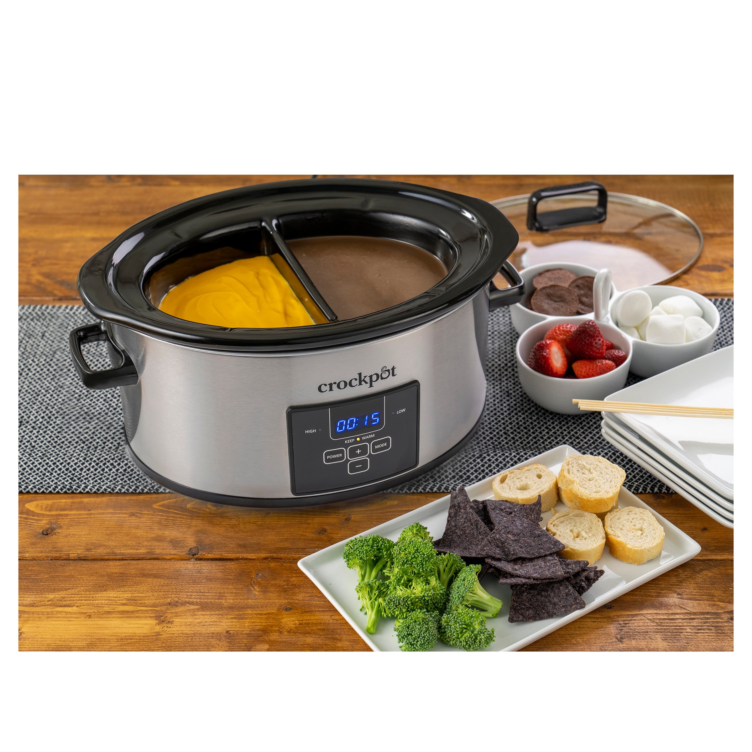 Kitchen & Table by H-E-B Programmable Slow Cooker with Searing Pot -  Classic Black - Shop Cookers & Roasters at H-E-B