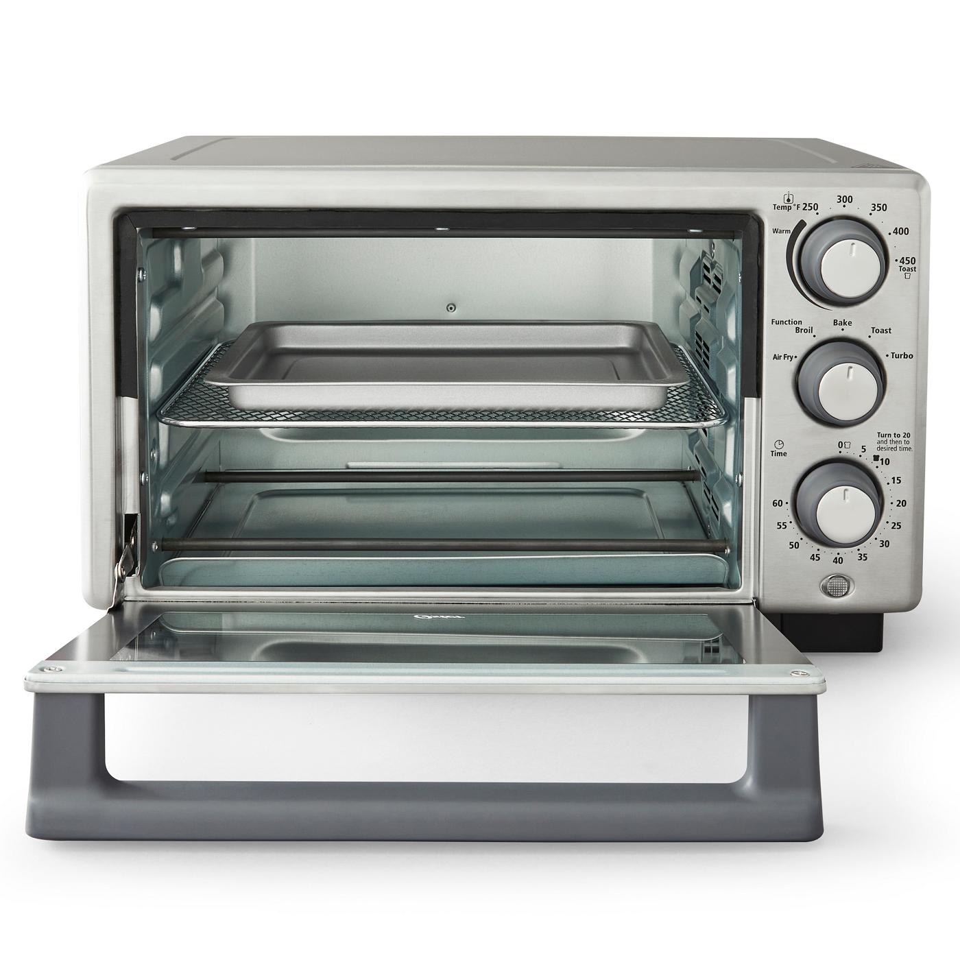 Oster Compact Countertop Stainless Steel Oven with Air Fry Shop Cookers & roasters at HEB