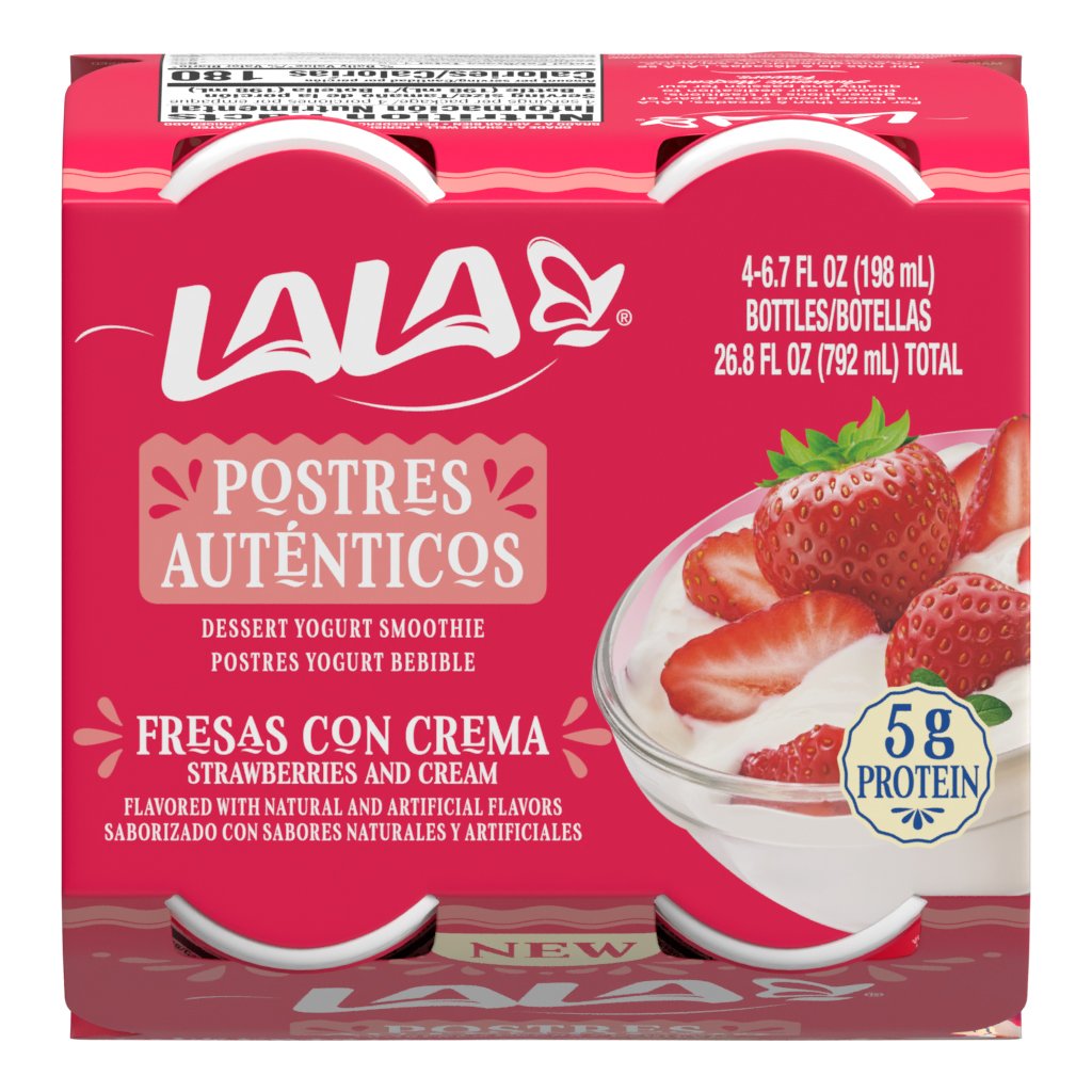 LALA Wild Strawberry Yogurt Smoothie 7 oz Bottles - Shop Yogurt at H-E-B