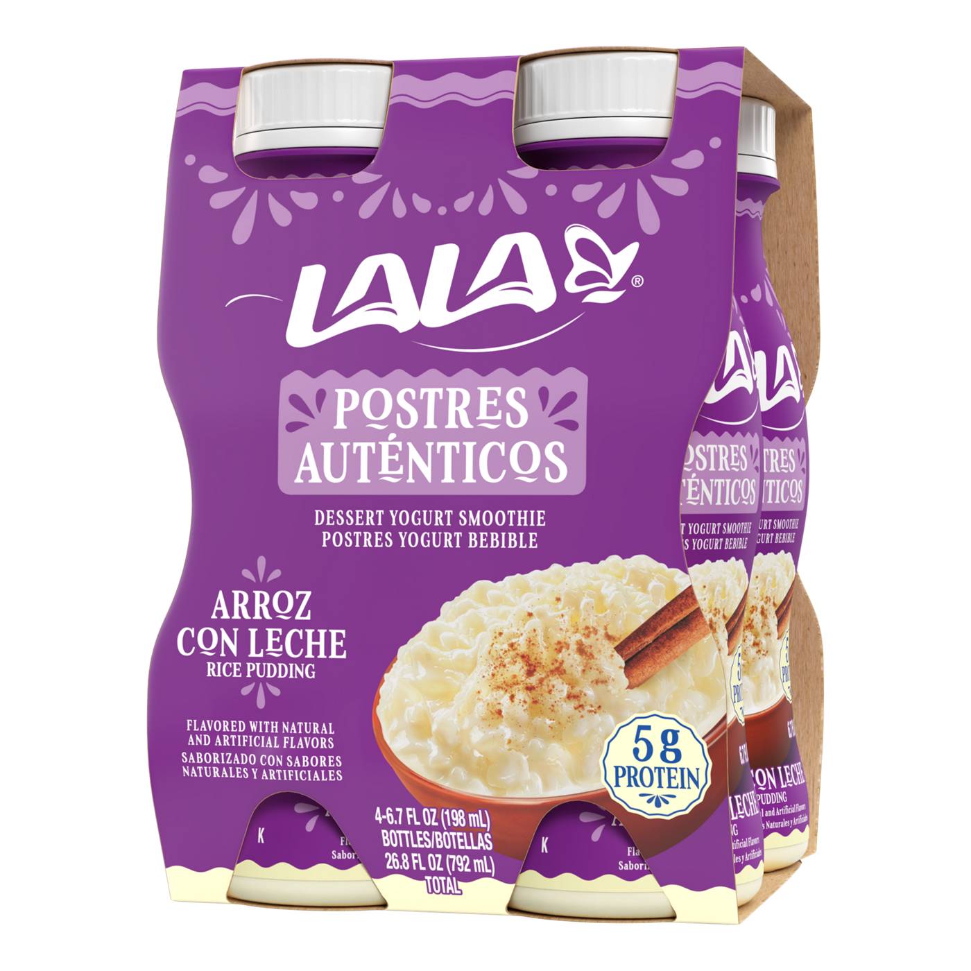 LALA Rice Pudding Yogurt Smoothie 6.7 oz Bottles - Shop Yogurt at H-E-B