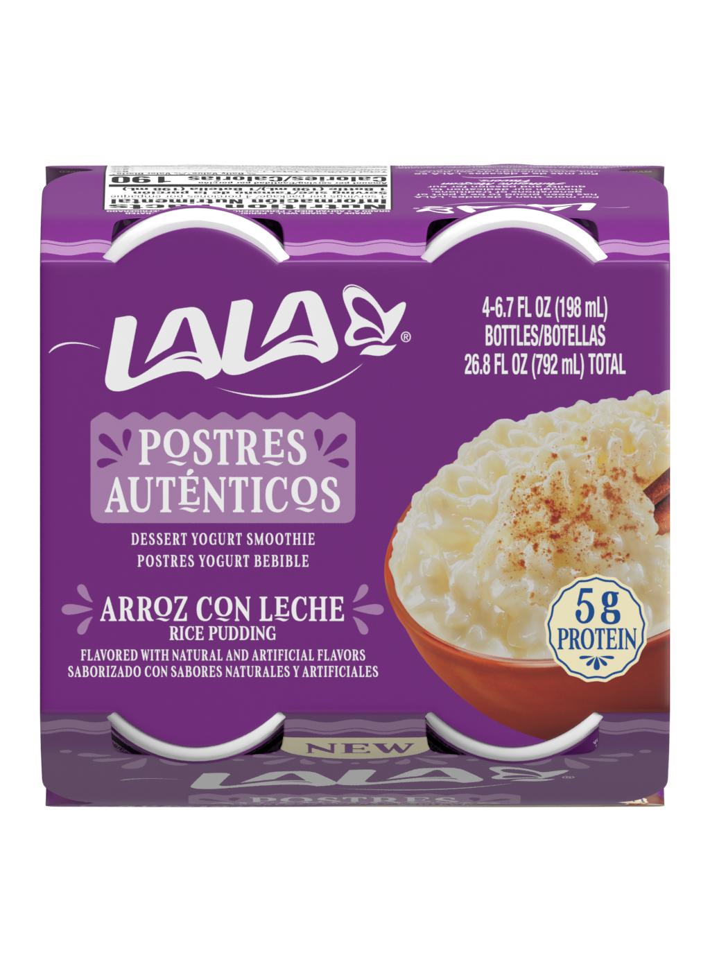 LALA Rice Pudding Yogurt Smoothie 6.7 oz Bottles; image 2 of 4