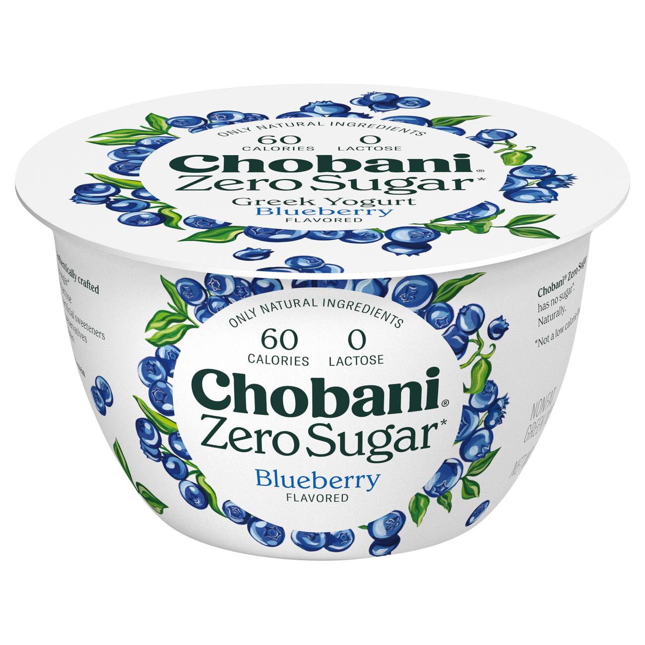 Chobani Zero Sugar Blueberry Yogurt; image 1 of 6