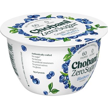 Chobani Zero Sugar Blueberry Yogurt