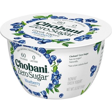 Chobani Zero Sugar Blueberry Yogurt