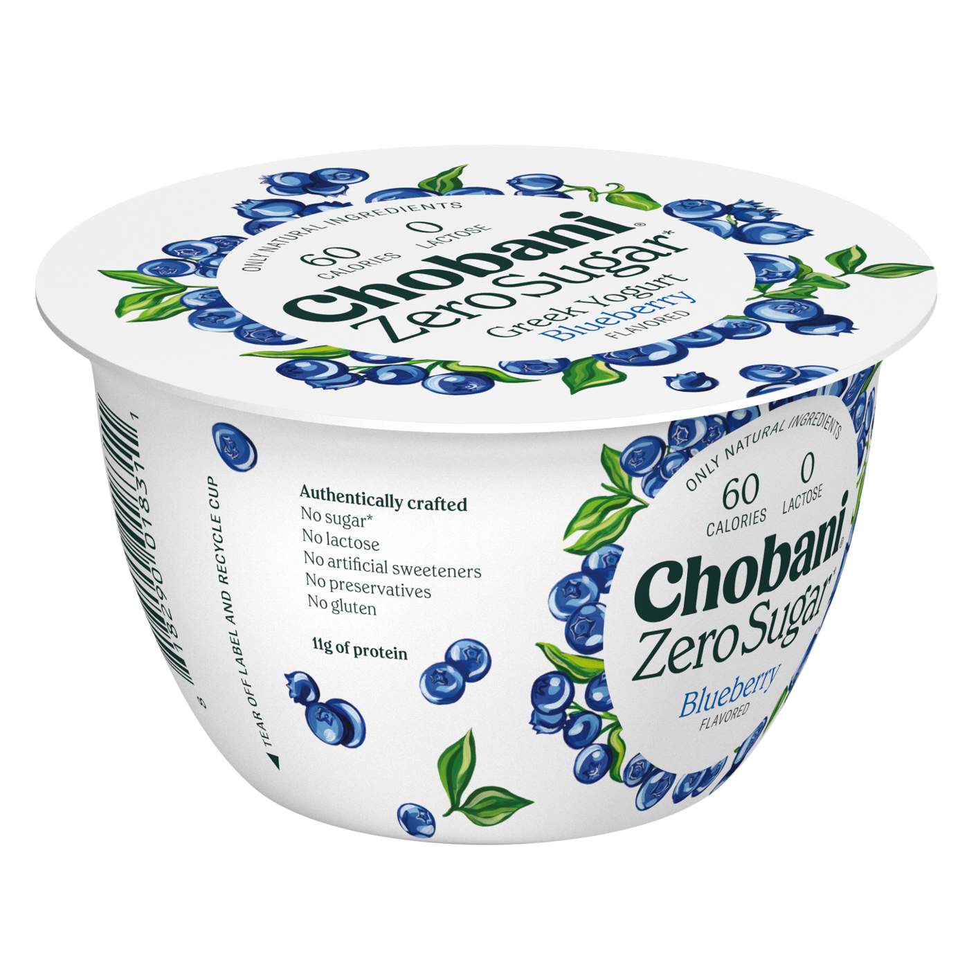 Chobani Zero Sugar Blueberry Yogurt; image 6 of 6