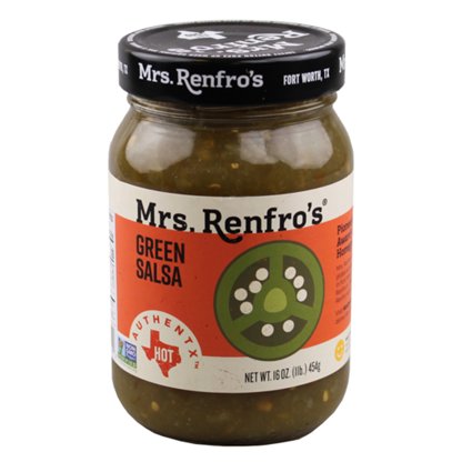 Mrs. Renfro's Hot Salsa 16 Oz - 4 Pack Of Spicy Mexican Salsa For Dipping & Cooking