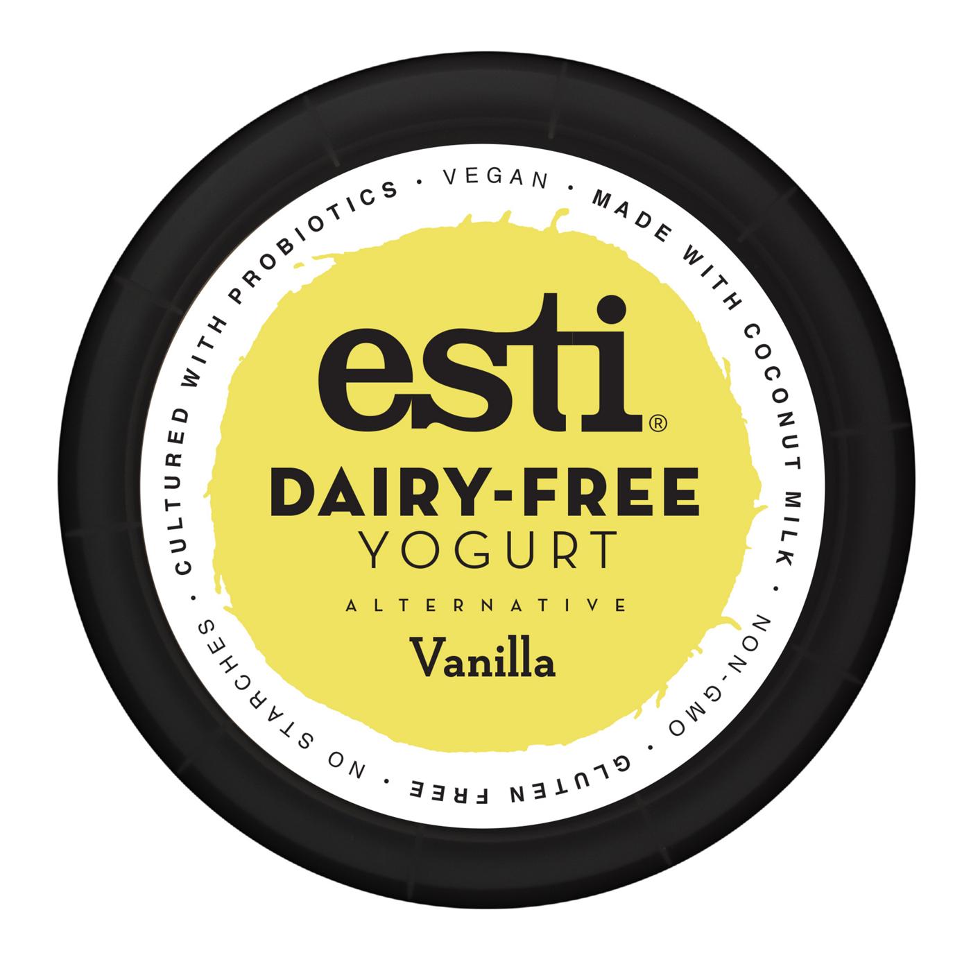 Esti Vanilla Dairy Free Yogurt Alternative; image 2 of 2