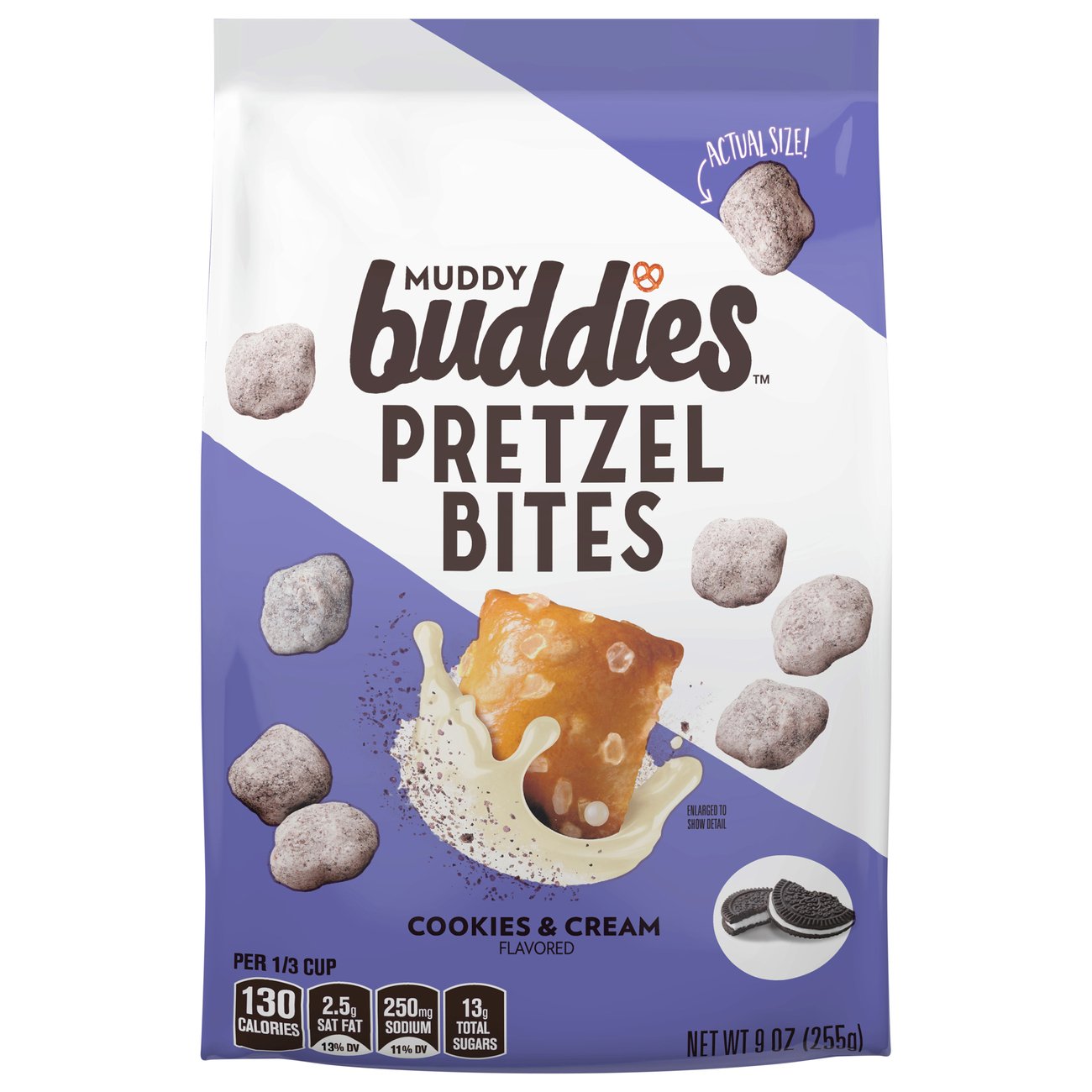 Muddy Buddies Cookies & Cream Pretzel Bites Shop Chips at HEB