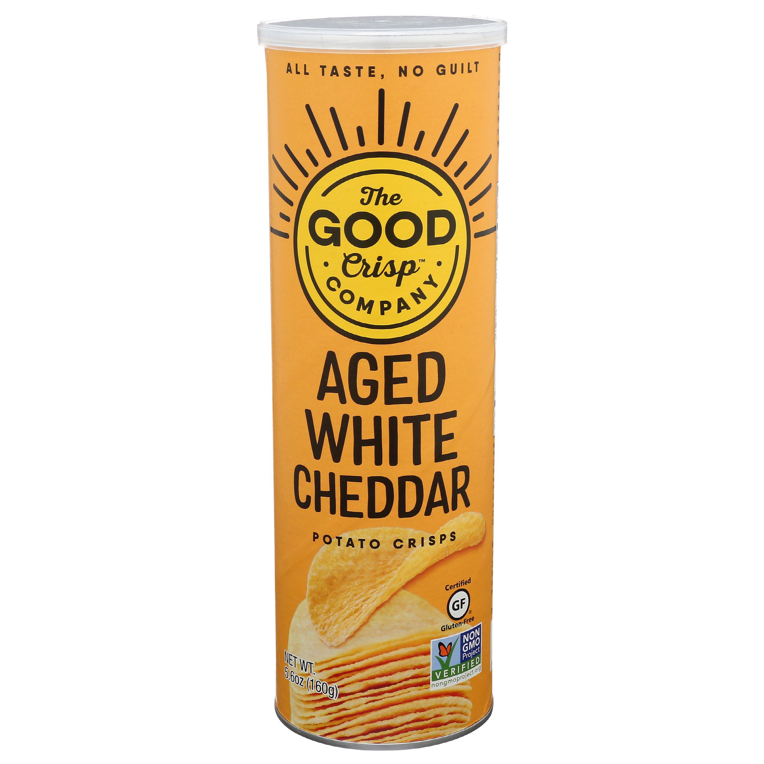 The Good Crisp Company Potato Crisps Aged White Cheddar Shop Chips