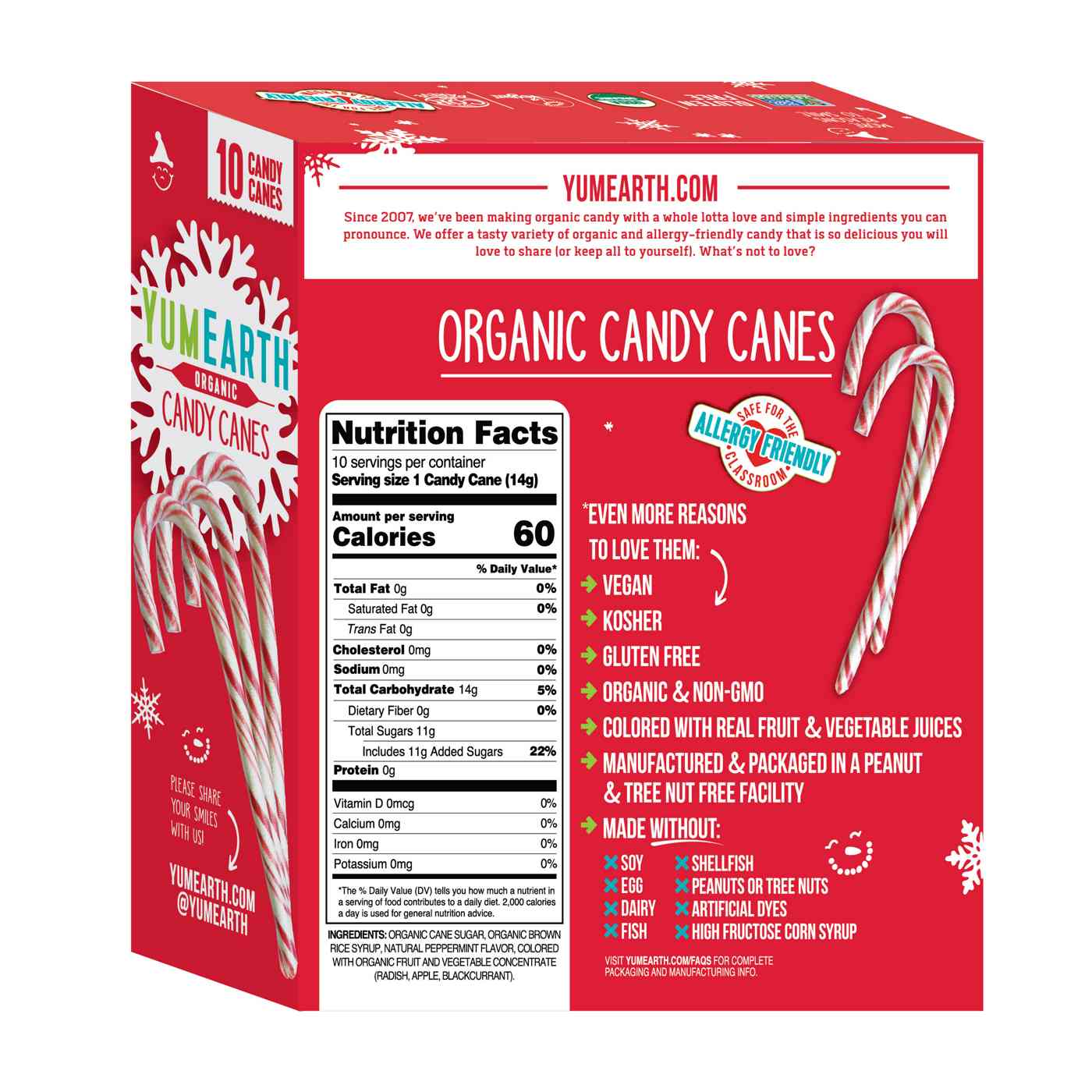 YumEarth Organic Mint Candy Canes; image 2 of 2