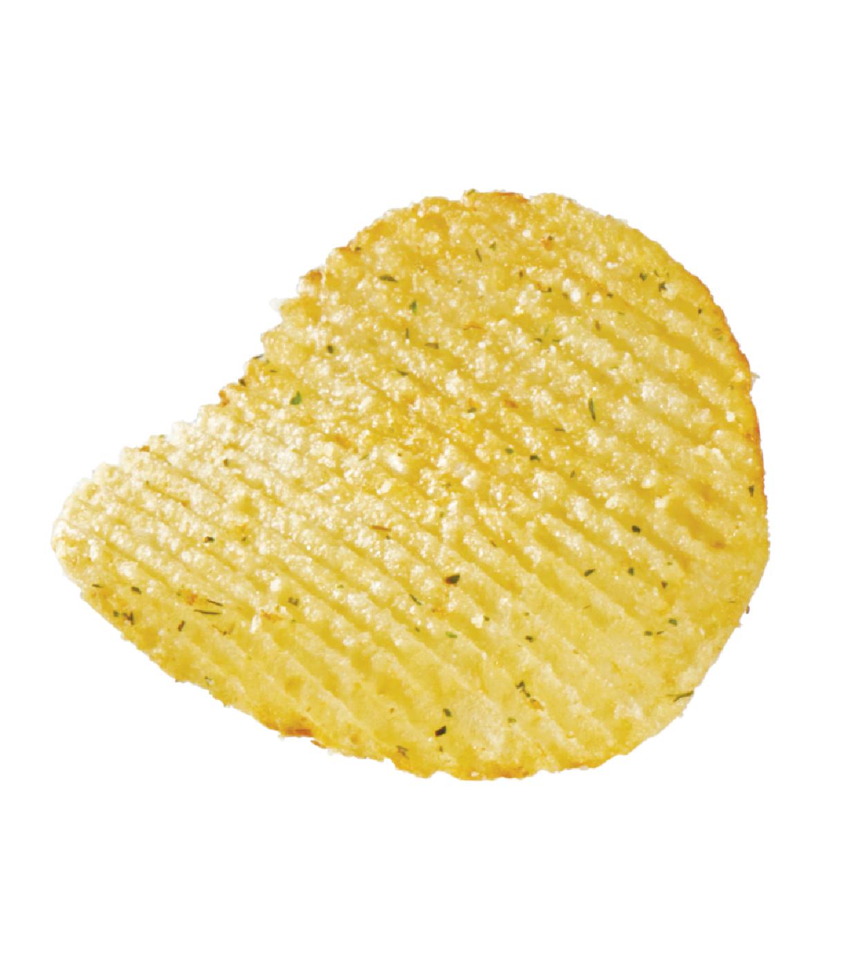 H-E-B Ridged Potato Chips – Sour Cream & Onion; image 3 of 4