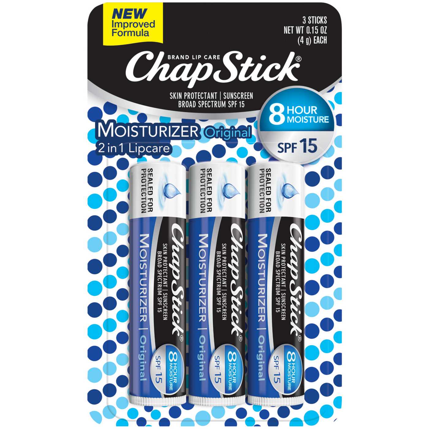 ChapStick Moisturizer 2 in 1 Lip Balm - SPF 15; image 1 of 7