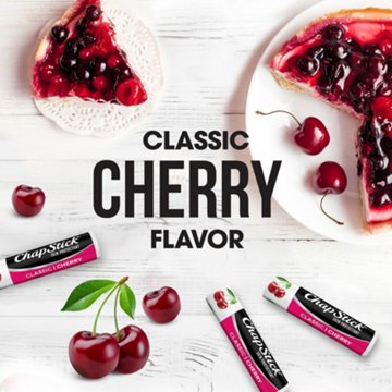 ChapStick Lip Balm - Classic Cherry, 3 pk