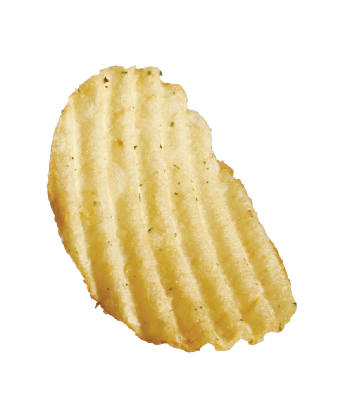 H-E-B Wavy Potato Chips - Sour Cream & Onion; image 2 of 3