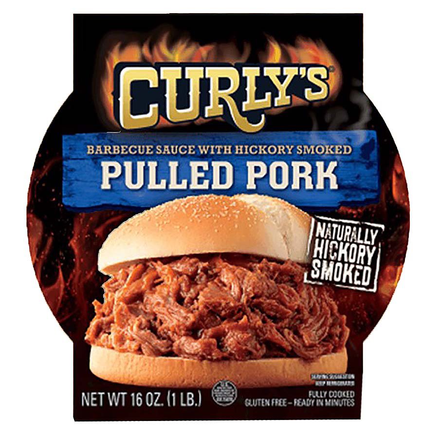 Curly's Hickory Smoked Pulled Pork with Barbeque Sauce Shop Pork at HEB