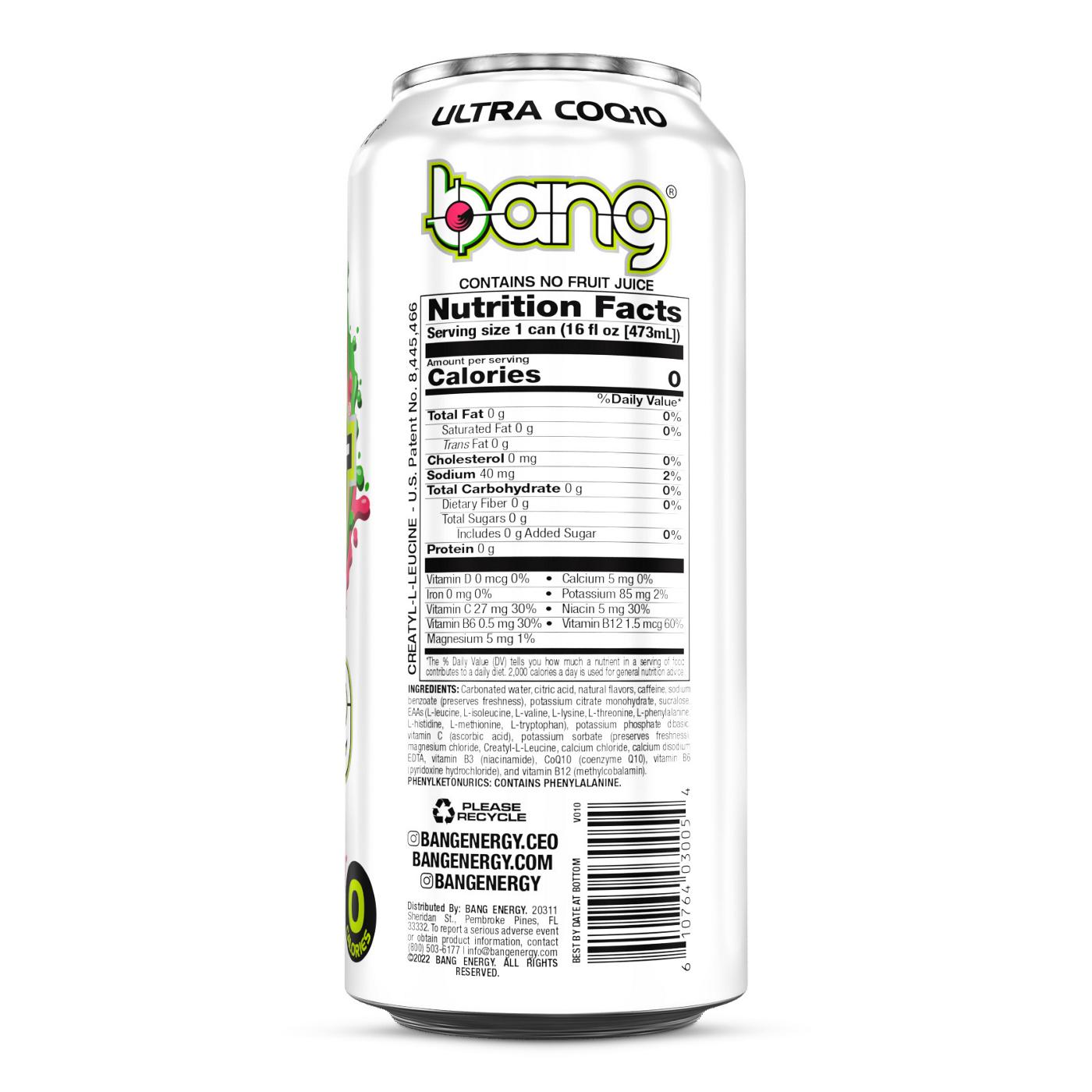 Bang Energy Drink 4 pk Cans - Wyldin' Watermelon - Shop Diet & fitness ...