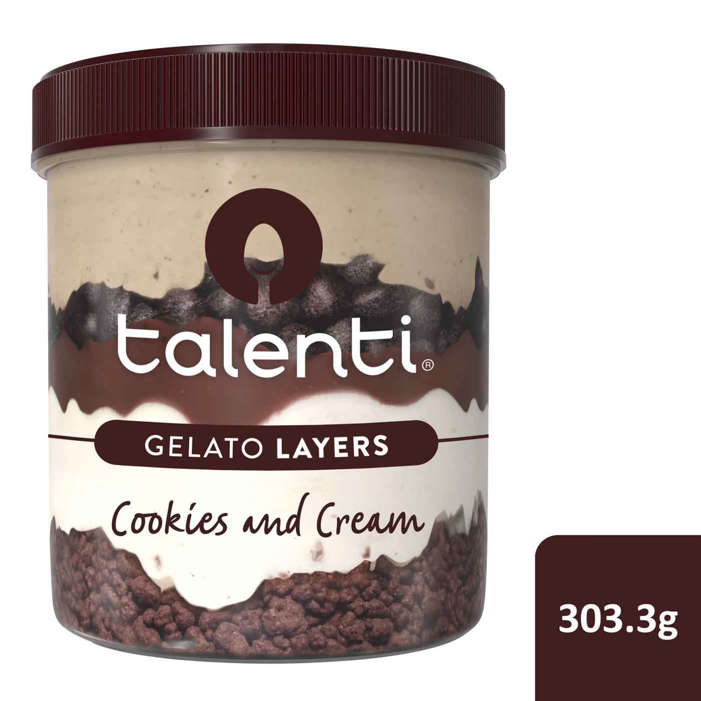 Talenti Gelato Layers Cookies and Cream; image 3 of 3